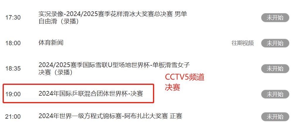 混團(tuán)世界杯決賽:國(guó)乒vs韓國(guó)