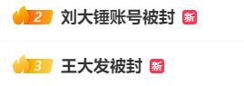 王大發(fā)劉大錘賬號被封